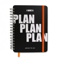 Suur märkmik kingituseks "Plan Plan Plan"